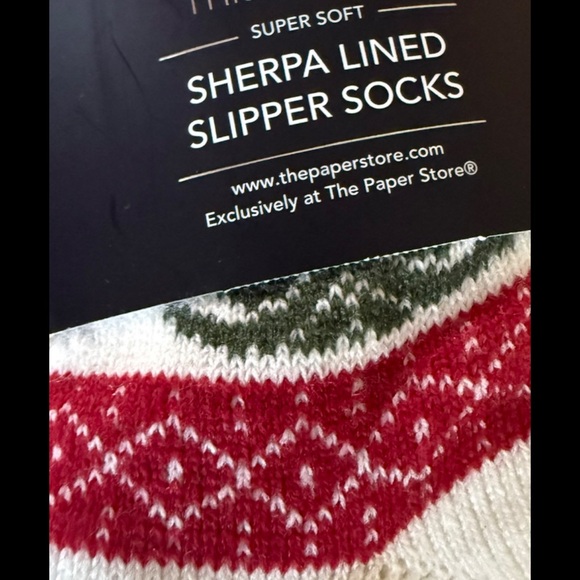 Mia & Tess Super Soft Sherpa Lined Slipper Socks - Picture 2 of 3